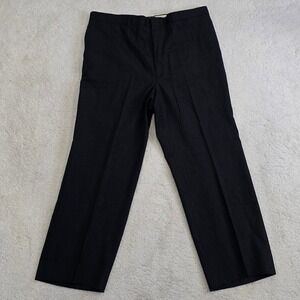 Mens Warehouse Dress Pants Charcoal Gray 42R‎ Made in USA Classic Fit Slacks